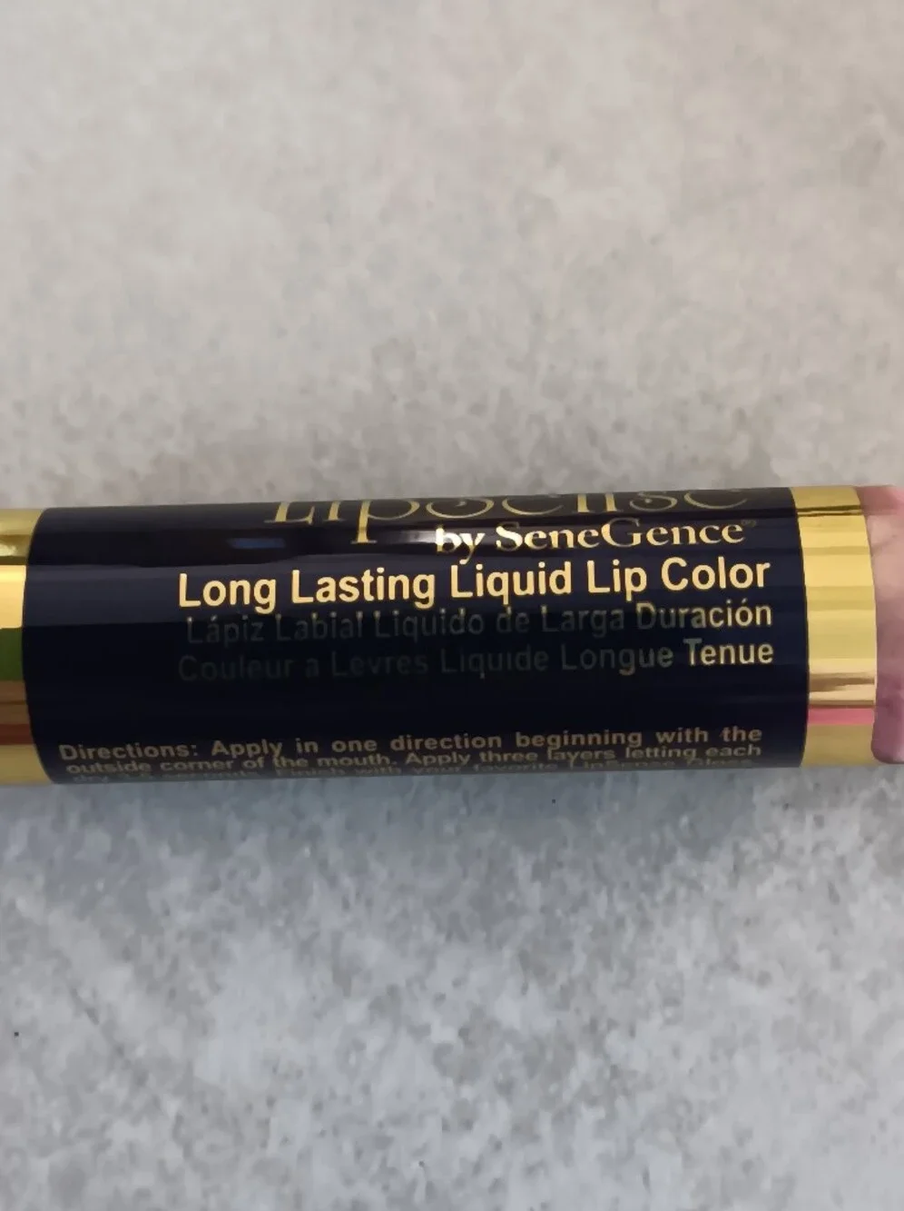 SeneGence LipSense Long Lasting Liquid Lip Color Mauve Ice.